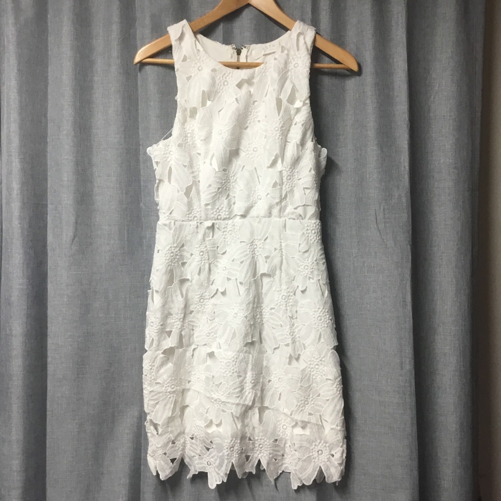 Astr Floral Lace Dress